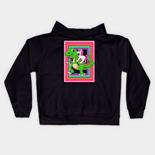 Frame Uni and Dino Kids Hoodie